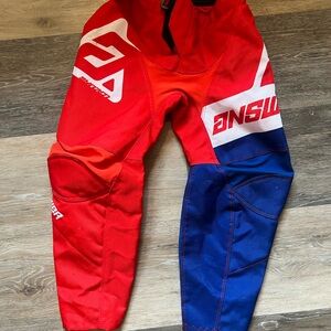 Motocross answer riding pants youth y20